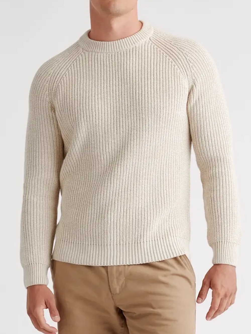 Quince 100% Organic Cotton Fisherman Crew Sweater